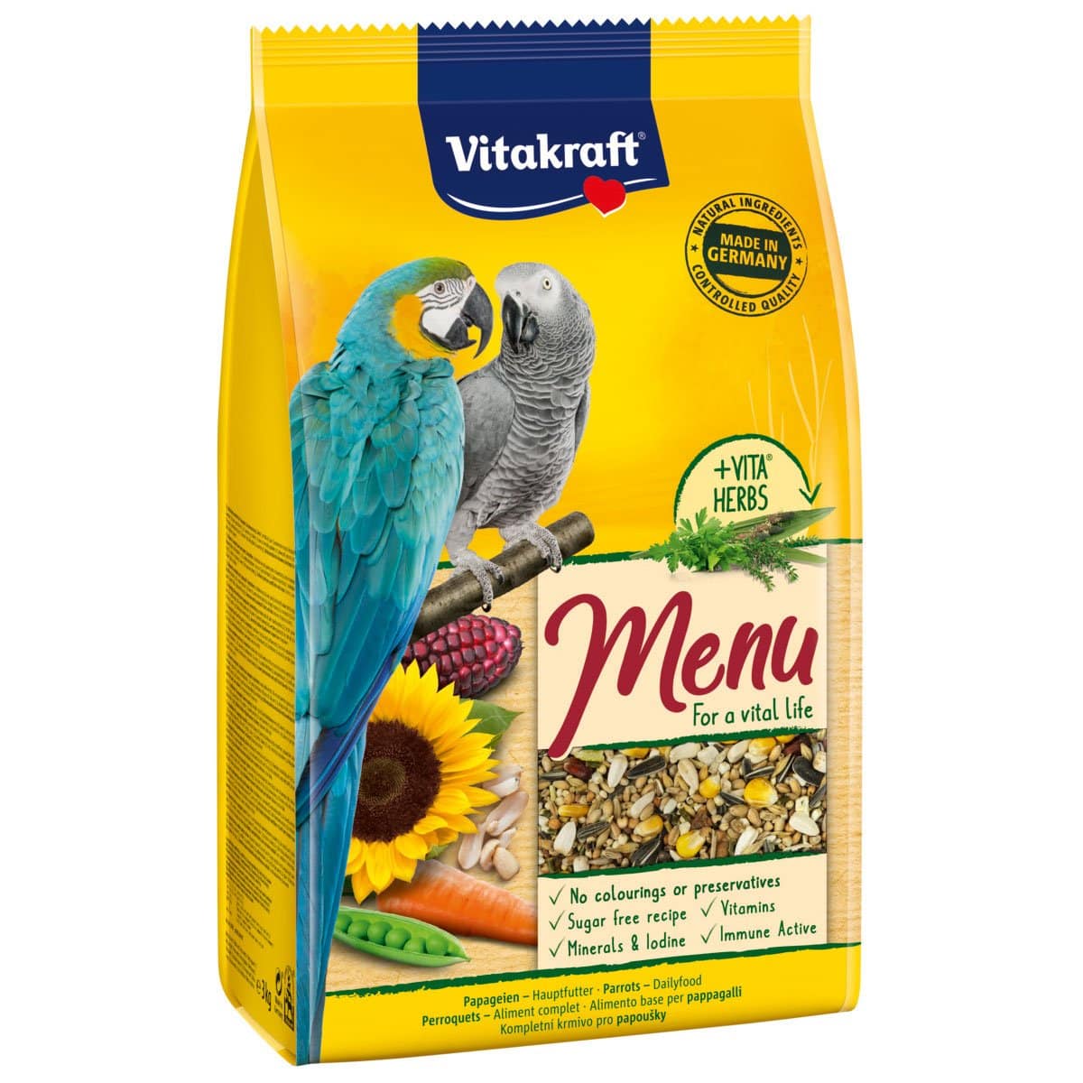 Vitakraft Menü Honig für Papageien 4x3kg