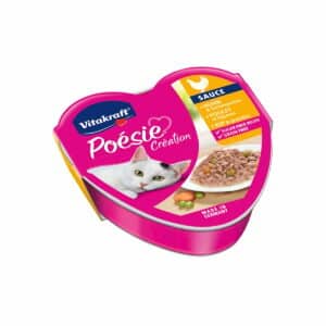 Vitakraft Poésie Création mit Huhn & Gartengemüse 60x85g