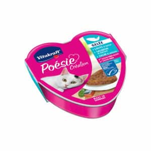 Vitakraft Poésie Création Lachs und Spinat in Gelée 60x85g