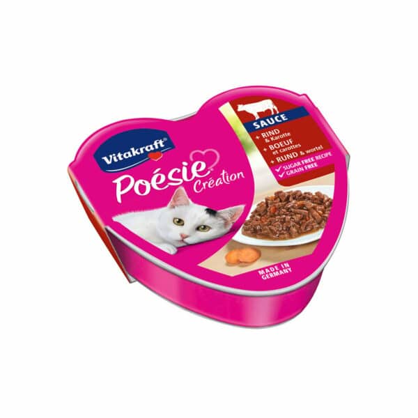 Vitakraft Poésie Création mit Rind & Karotte 15x85g