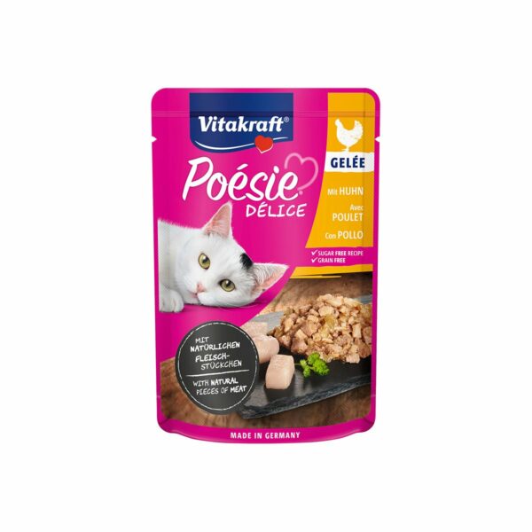 Vitakraft Poésie Délice Huhn in Gelée 23x85g