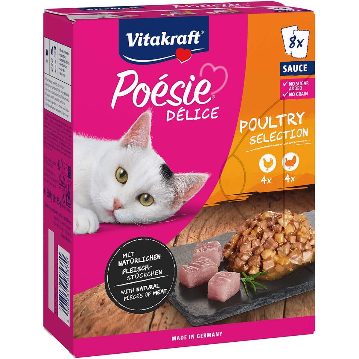 Vitakraft Poésie Délice Poultry Selection 8x85g