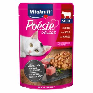 Vitakraft Poésie DéliSauce & Rindfleisch 23x85g