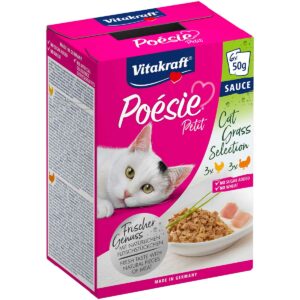 Vitakraft Poésie Petit Cat Grass Selection 6x50g