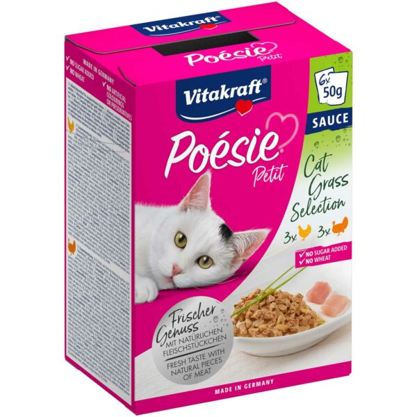 Vitakraft Poésie Petit Cat Grass Selection 6x50g