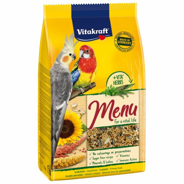 Vitakraft Premium Menü Großsittiche 5x1kg