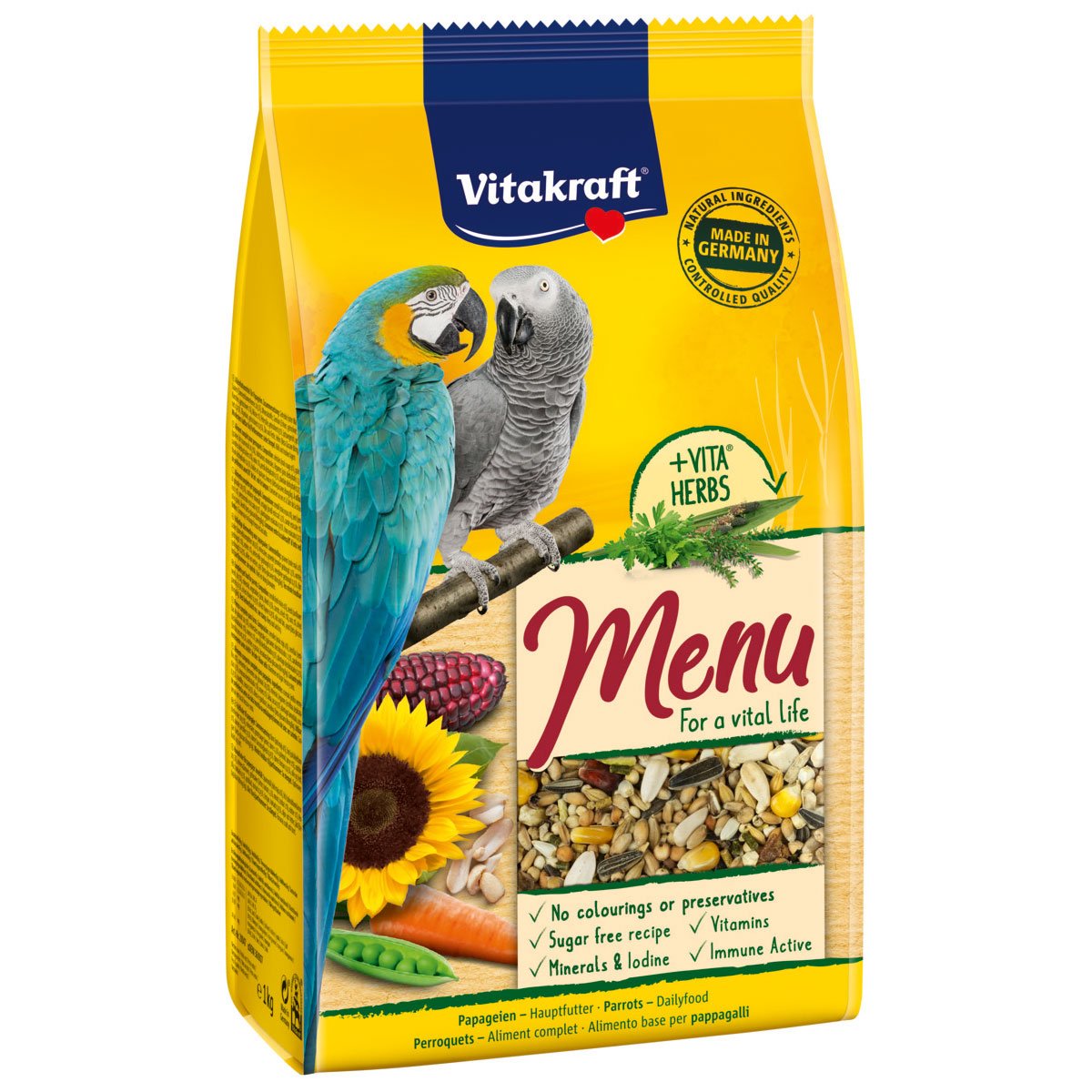 Vitakraft Premium Menü Papagei 5x1kg
