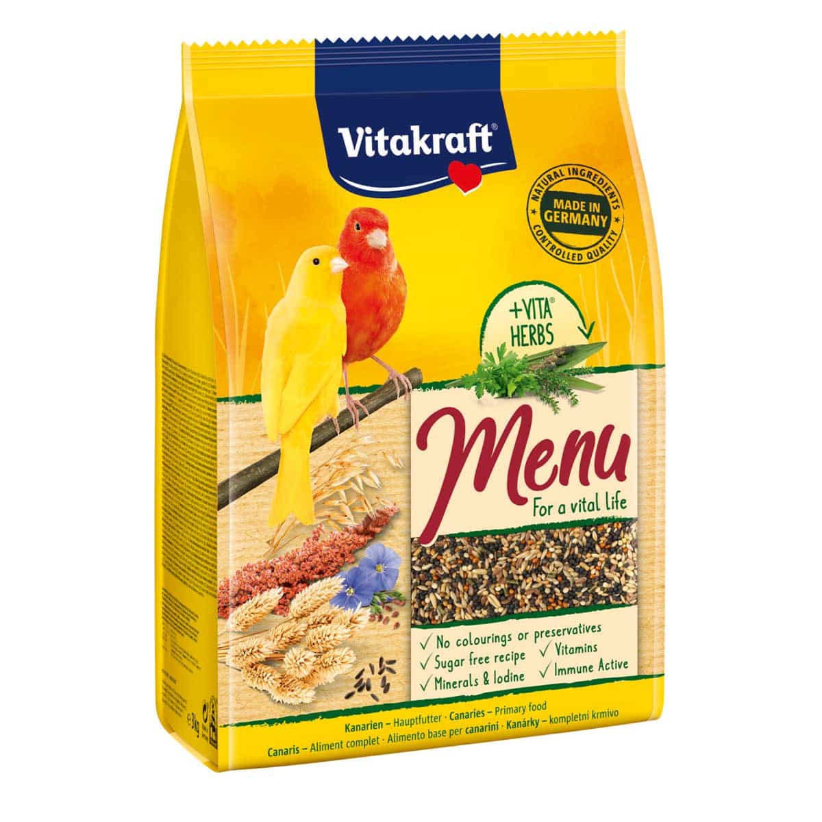 Vitakraft Premium Menü Kanarienvögel 4x3kg