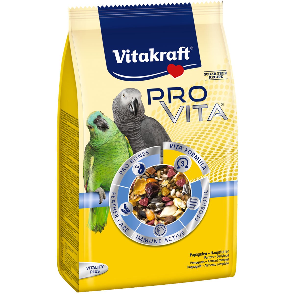 Vitakraft Vogelfutter Pro Vita Papagei 750g