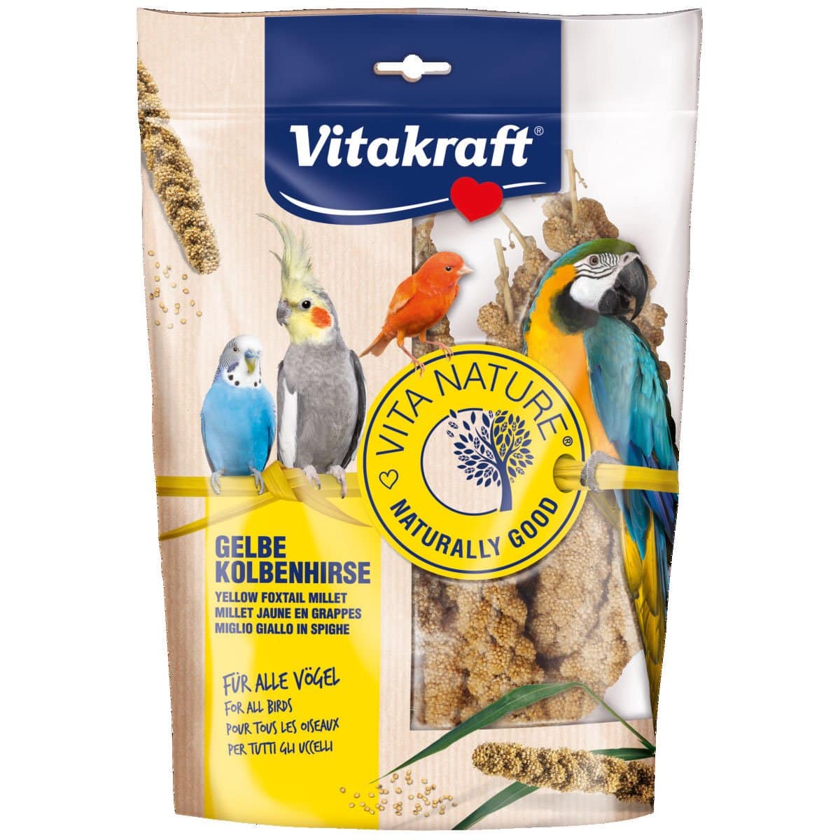 Vitakraft Vita Nature gelbe Kolbenhirse 3x300g