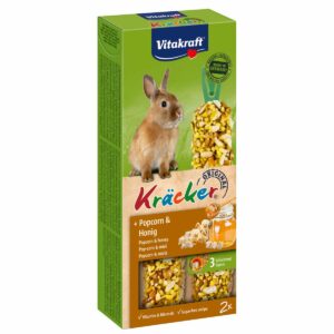Vitakraft Zwergkanichen Kräcker mit Popcorn & Honig 2 Stück