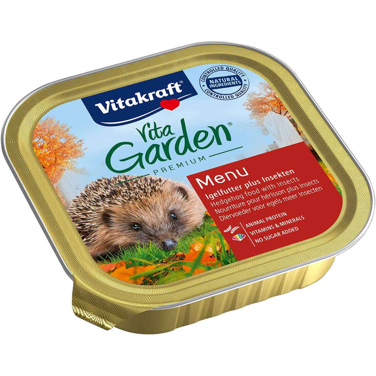 Vitakraft Nassfutter für Igel Menü 16x100g