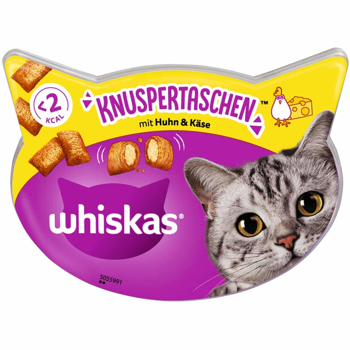 Whiskas Knuspertaschen mit Huhn und Käse 4x60g