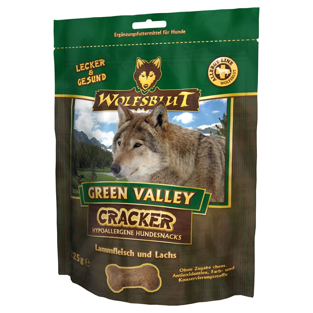 Wolfsblut Cracker Green Valley Lamm & Lachs 3x225g