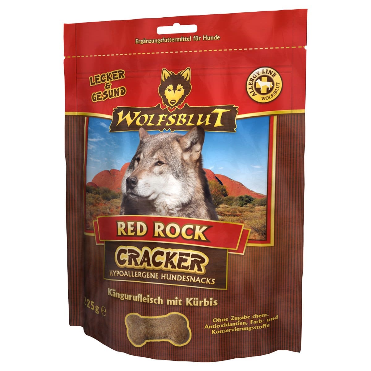 Wolfsblut Cracker Red Rock Känguru 225g