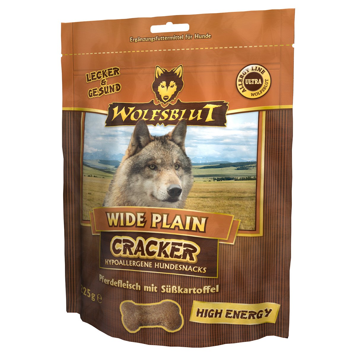 Wolfsblut Cracker Wide Plain High Energy Pferd 3x225g