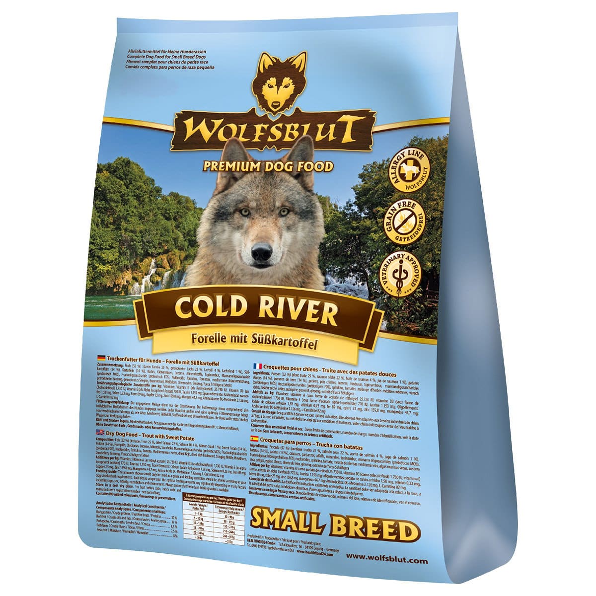 Wolfsblut Cold River Small Breed 2kg
