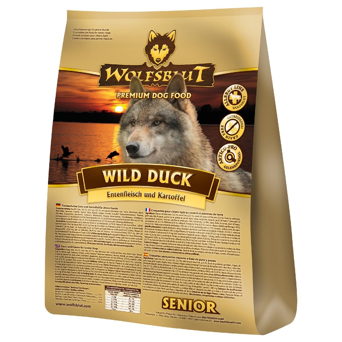 Wolfsblut Wild Duck Senior 2kg