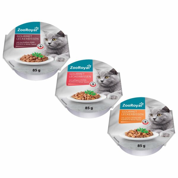 ZooRoyal Gourmet Leckerbissen Mixpaket 36x85g