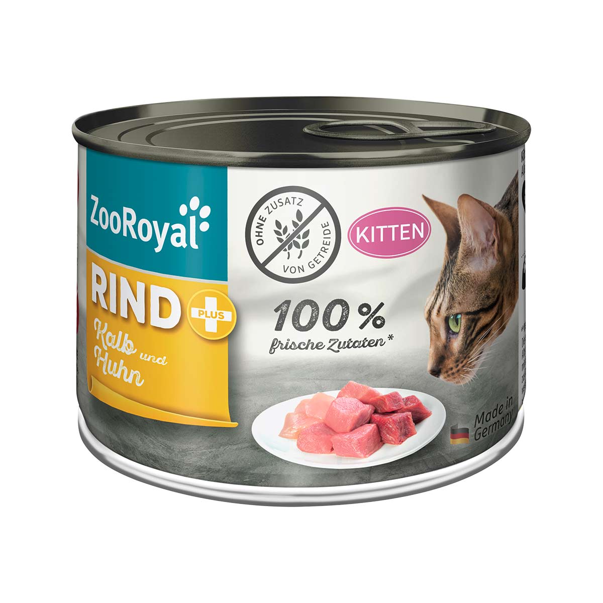 ZooRoyal Kitten Rind + Kalb & Huhn 200g 6x200g