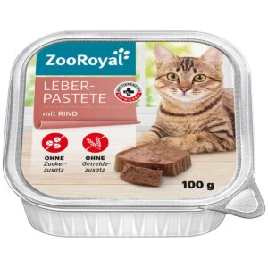 ZooRoyal Leberpastete mit Rind 32x100g