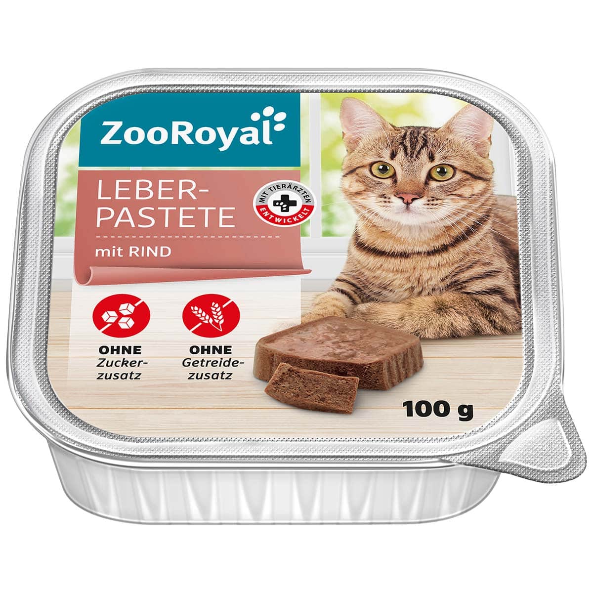 ZooRoyal Leberpastete mit Rind 32x100g