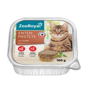 ZooRoyal Entenpastete auf Aspik 32x100g