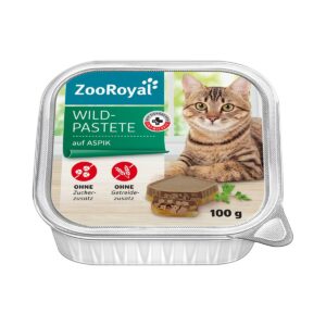 ZooRoyal Wildpastete auf Aspik 16x100g