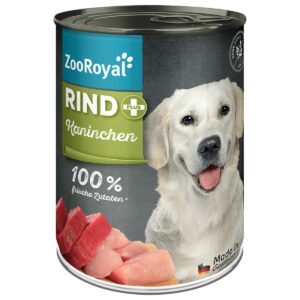 ZooRoyal Rind + Kaninchen 6x400g