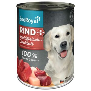 ZooRoyal Rind + Multifleischcocktail 6x400g