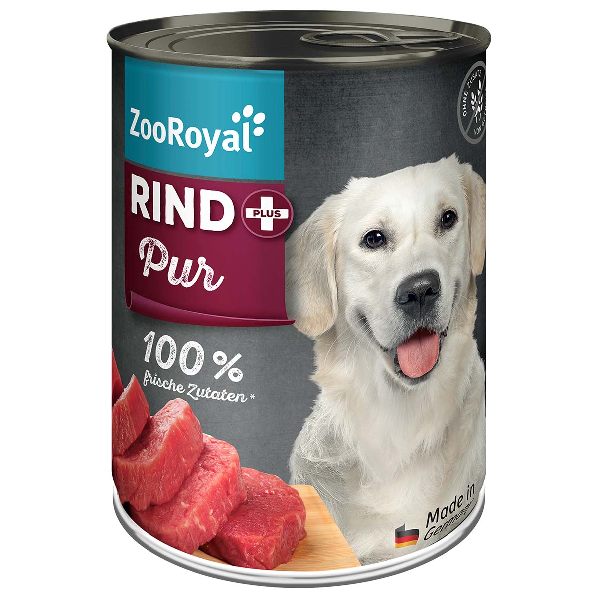 ZooRoyal Rind+ pur 6x400g