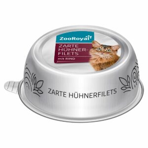 ZooRoyal Zarte Hühnerfilets mit Rind 24x85g