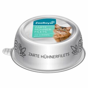 ZooRoyal Zarte Hühnerfilets mit Shrimps 24x85g