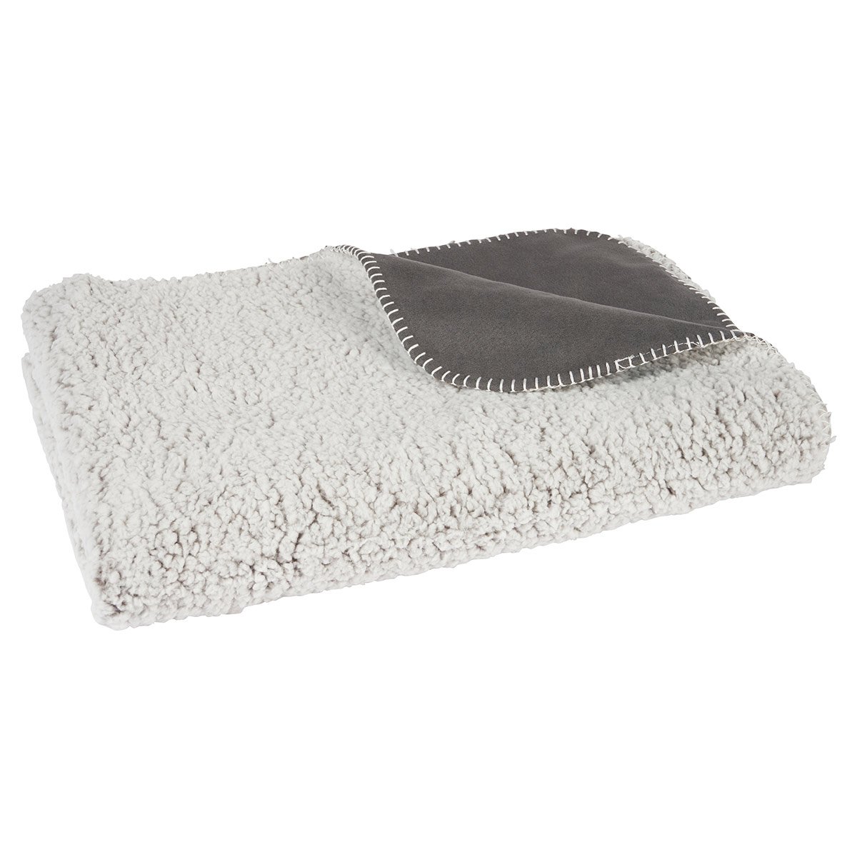 ZooRoyal Premium Kuscheldecke Fluffy 140x100cm grau-meliert