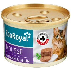 ZooRoyal Mousse mit Lamm & Huhn 24x85g