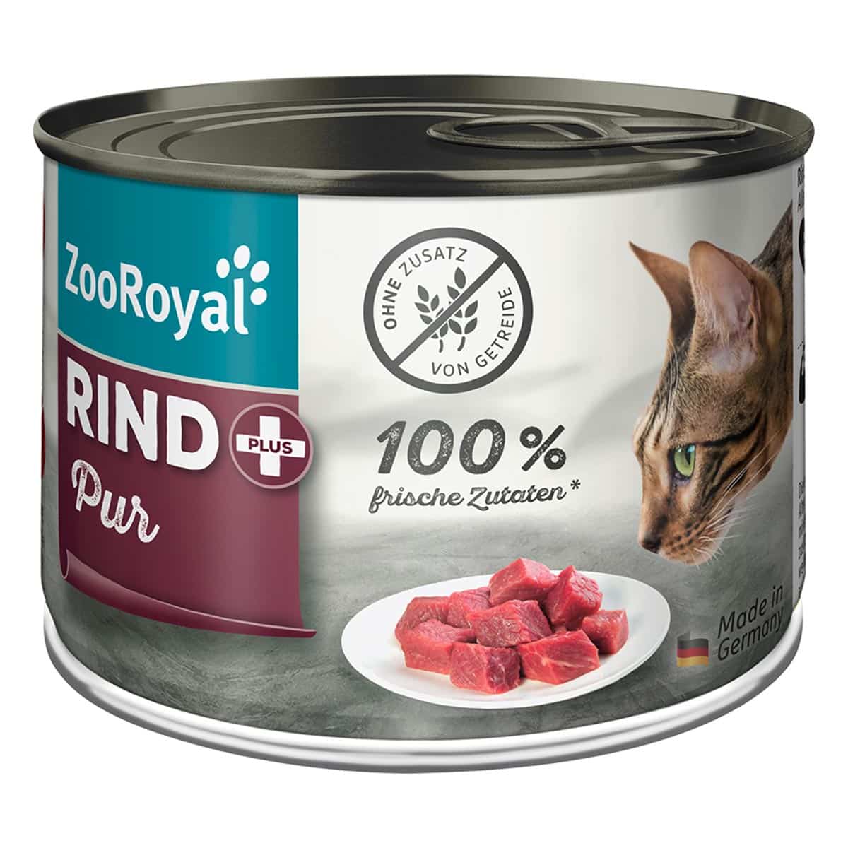 ZooRoyal Rind + pur Katze 12x200g